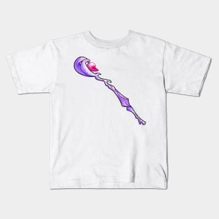 Silver Heart Key Kids T-Shirt